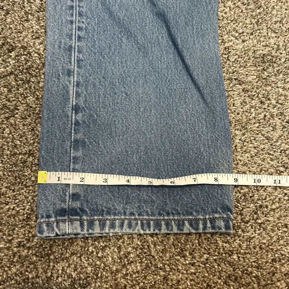 Vintage Y2k Levi's 501XX Button Fly Jeans 38x33 Light Wash Denim Baggy